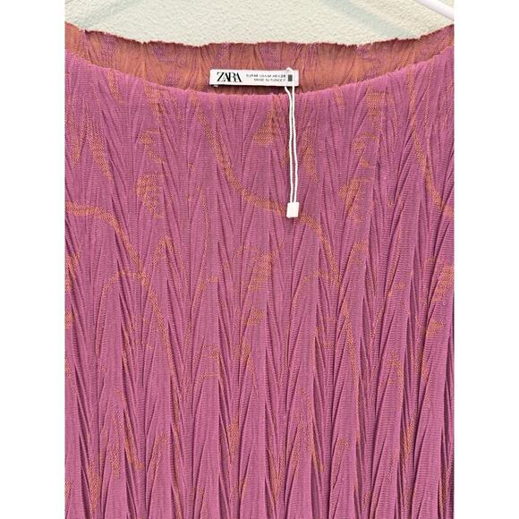 Zara JACQUARD MIDI DRESS NWOT; Women's Medium - Picture 7 of 7